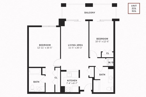 Columbia 2 Bedroom C3